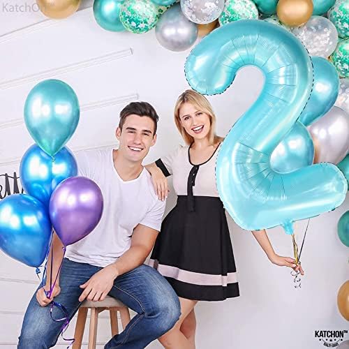 KatchOn Light Blue 2 Balloon - Pack of 3