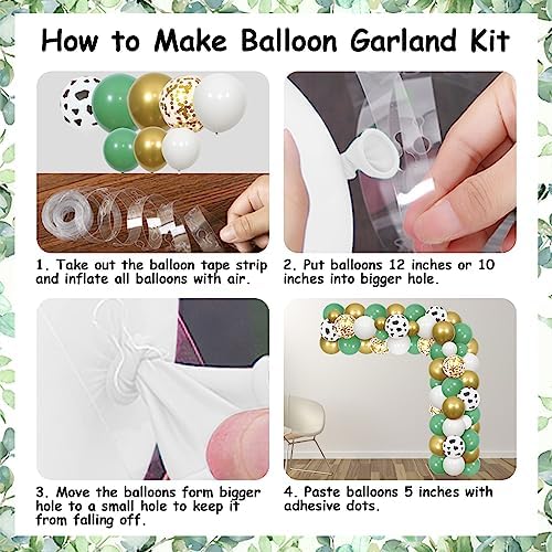 Sage Green Farm Animal Baby Shower Decorations