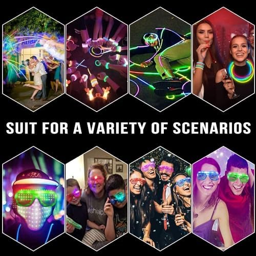 125 Pack Glow in the Dark Party Supplies
