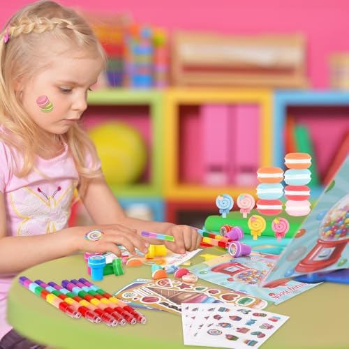 BenLouis 84Pcs Candyland Party Favors Set for Kids