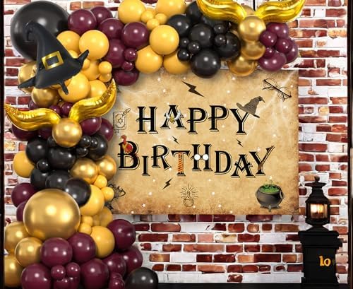 Magical Wizard Balloons Arch Kit 140pcs Birthday Party Decor