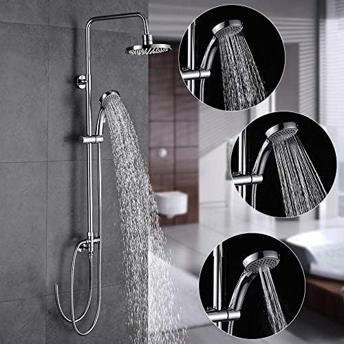 Swivel Shower Column with Hand and Rain Shower Heads 1