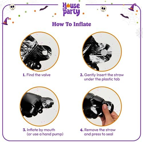 HOUSE OF PARTY Halloween Foil Balloon Set 2 Pack