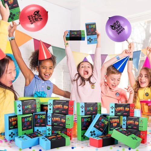 HyDren 147 Pcs Video Game Party Favors Set