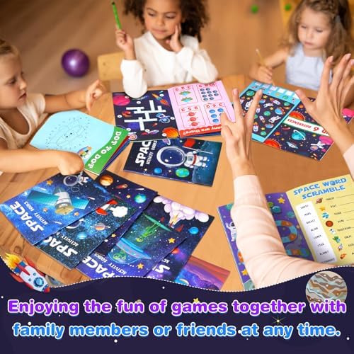 Kosiz 24 Pcs Outer Space Activity Book Kids