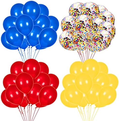 72PCS Carnival Party Balloons 12 Inch Decorations