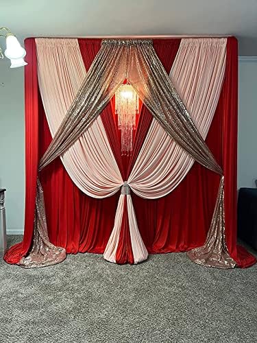 FlavorThings Iridescent Beaded Chandelier 3 Tiers