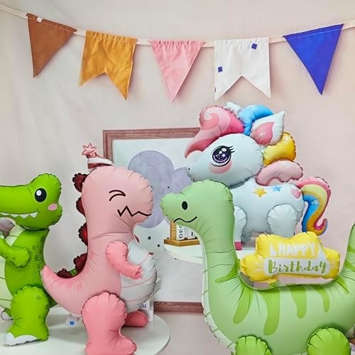 4D Matte Dinosaur Balloons Birthday Party Decor