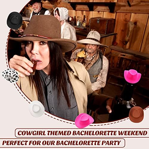100 Pcs Mini Cowboy Hats for Crafts and Party