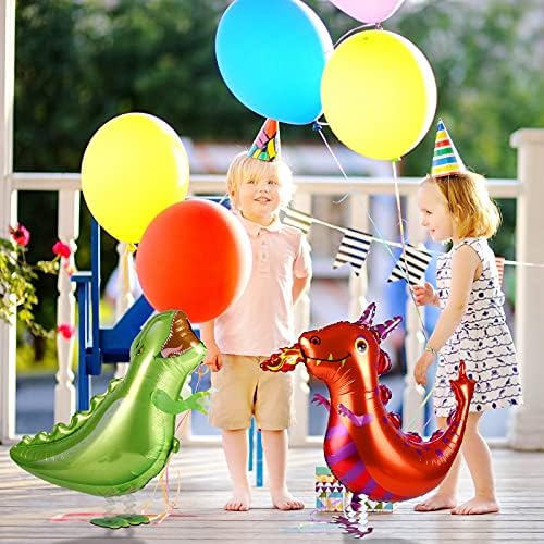 Kesoto Dinosaur Balloons 9 Pack Party Favor
