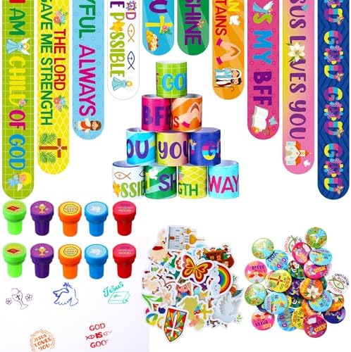 Frienda 120 Pcs Christian Party Favors Multi-Item Set