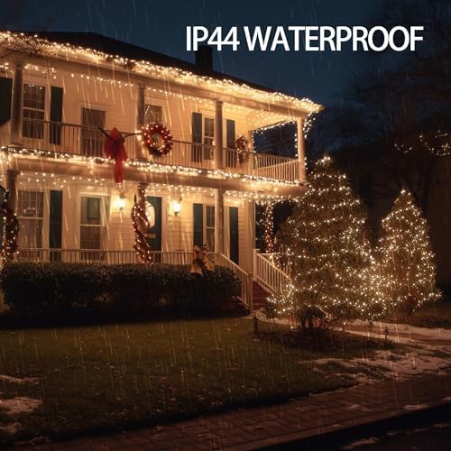 Dazzle Bright 174 Foot LED Christmas String Lights with 8 Modes