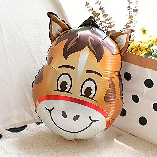 Farm Animal Balloons Pig Cow Horse Donkey 3PCS