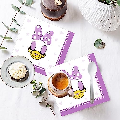 40PCS Pink Minnie Mouse Party Napkins