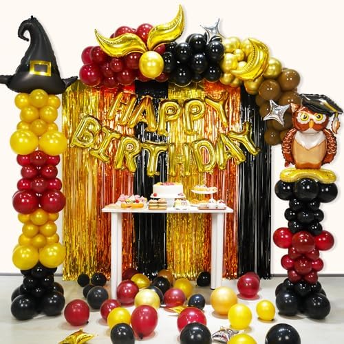 Magical Wizard School Theme Birthday Decor Kit 247Pcs