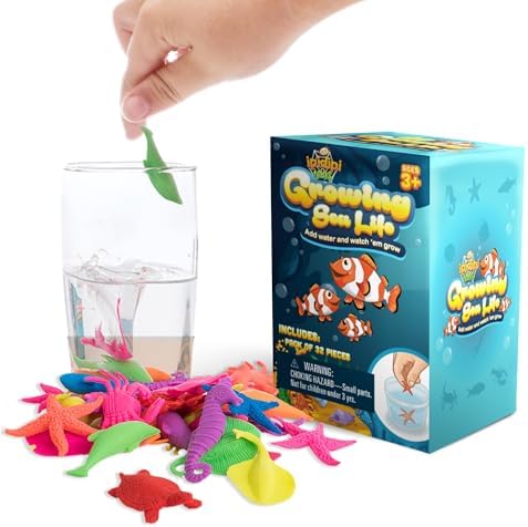IPIDIPI TOYS Water Growing Sea Creatures Set of 32