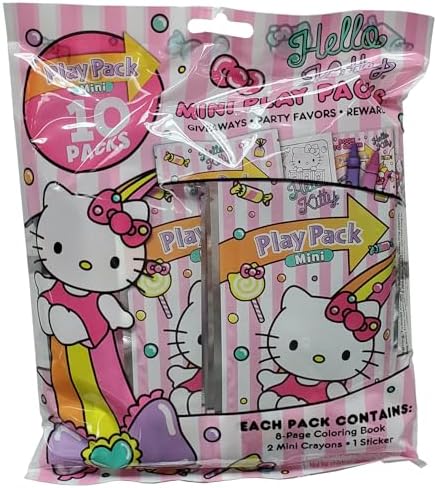 Bendon Hello Kitty Play Packs 10-Pack