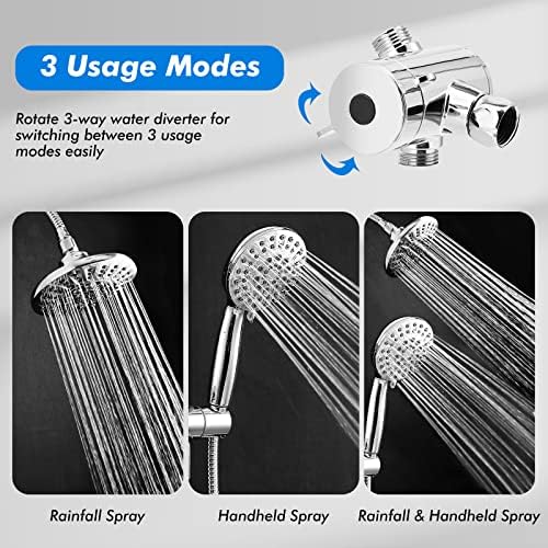 Giantex Handheld and Rainfall Shower Head Combo