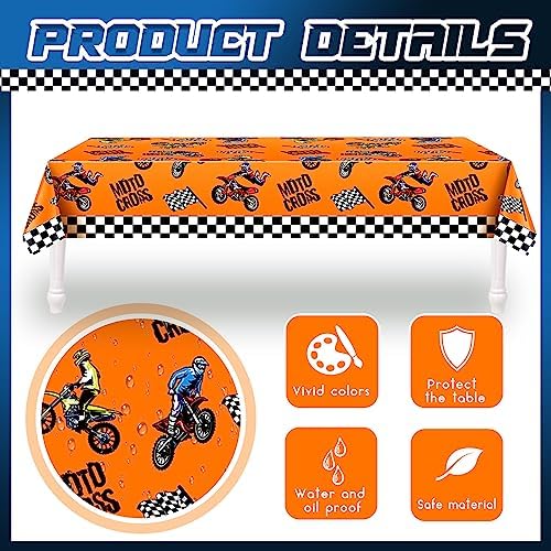 Patelai Dirt Bike Tablecloths Pack of 2
