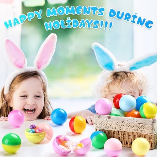 120 Pcs 2 Inch Colored Gumball Machine Capsules