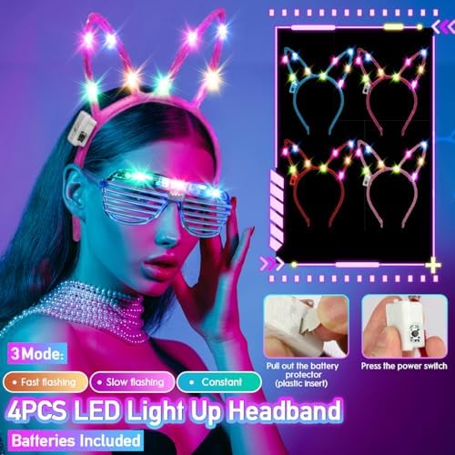 266PCS Glow in the Dark Party Supplies for Kids Adults