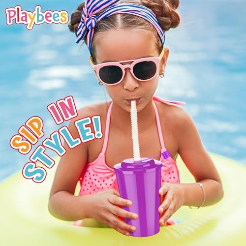 12 Pack Neon Sipper Cups 6 Oz Spill Proof
