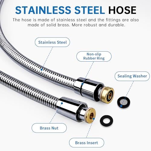 G Promise Handheld Shower Combo with 2 Modes and 70 Inch Hose