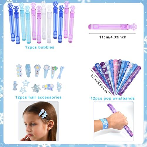 Frozen Party Favors Snowflake Princess Theme 170PCS Set
