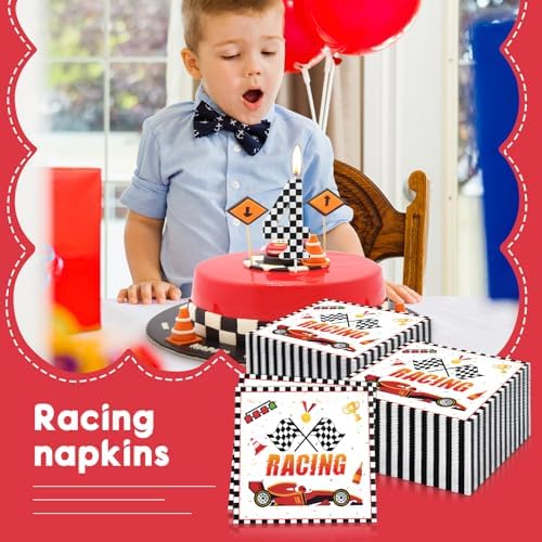 Racing Car Napkins for Birthday Parties
