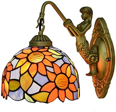 Classic Style Tiffany Stained Glass Wall Lamp with LED Light