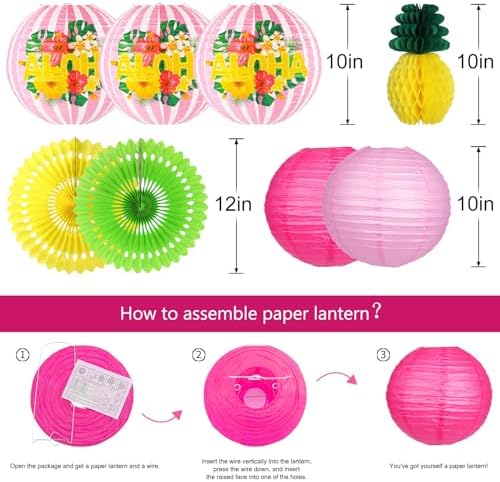 Luau Party Decorations Kit - Hawaiian Theme