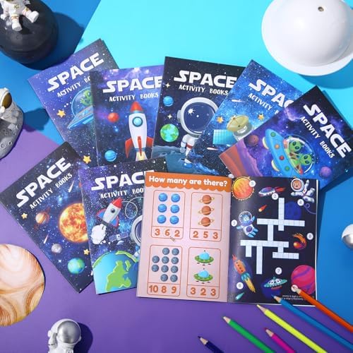 Kosiz 24 Pcs Outer Space Activity Book Kids