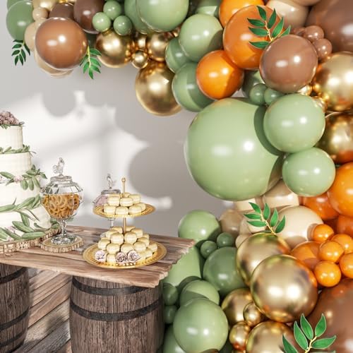 Woodland Animals Balloon Garland Kit 148pcs