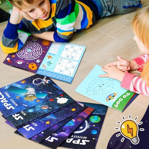 Kosiz 24 Pcs Outer Space Activity Book Kids