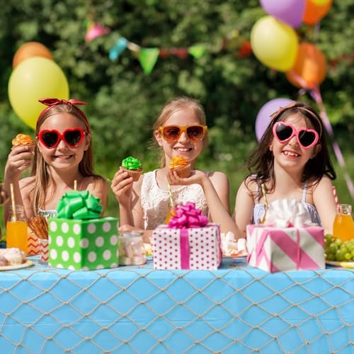 8 Pcs Fish Net and Tablecloth Set for Ocean Themed Parties