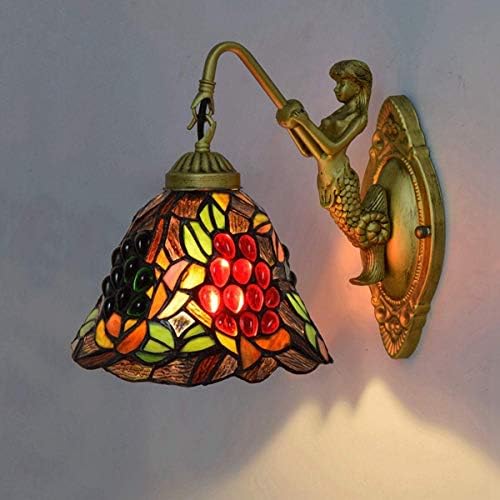 European Style Wall Lamp Black Bottom Grape Design