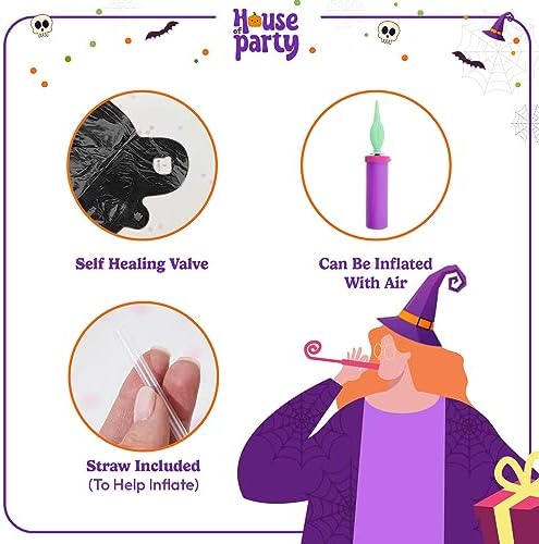 HOUSE OF PARTY Halloween Foil Balloon Set 2 Pack