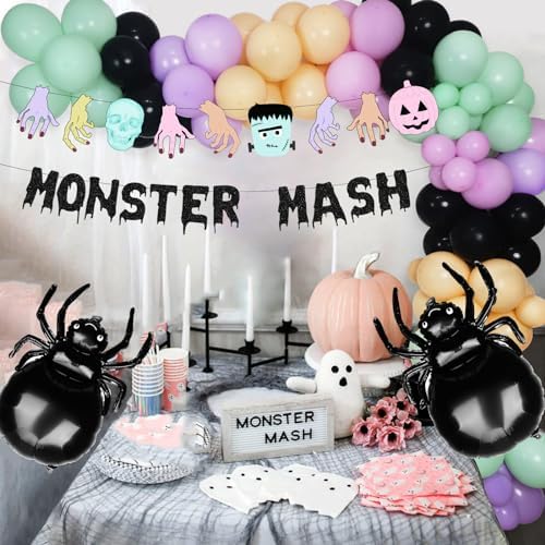 Halloween Monster Balloon Garland Kit