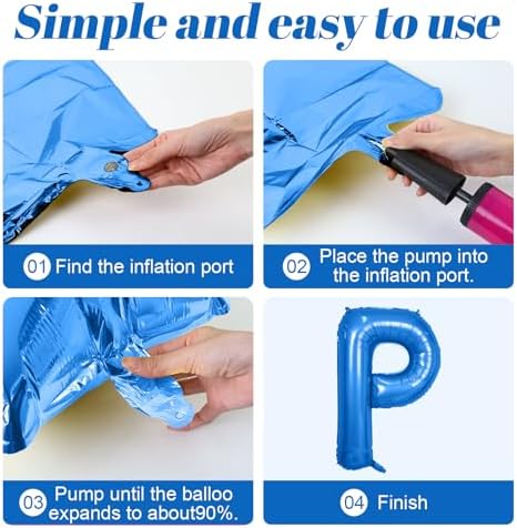 Lets Pawty Balloons Banner Blue 16 Inch Pet Party Decor