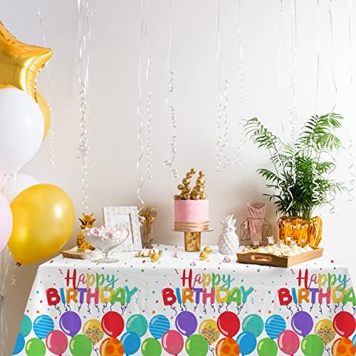 Gatherfun Birthday Disposable Tablecloth 54x108 3 PCS