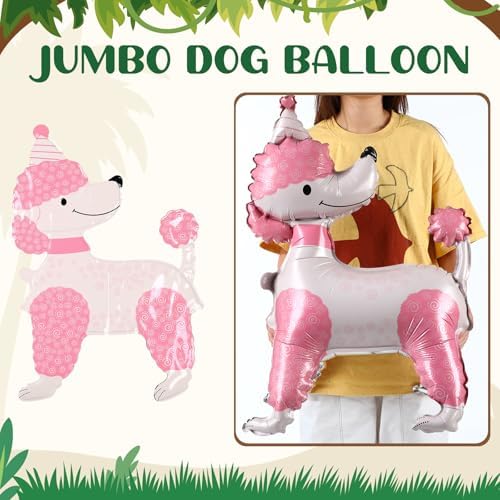 Hungdao 6pcs Dog Balloons Birthday Party Decorations