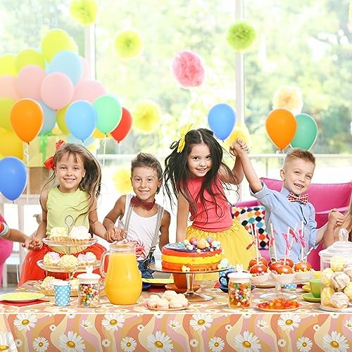 Tiamon 3 Pack Retro Hippie Tablecloths