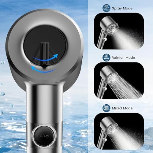 High Pressure Handheld Shower Head with Filter