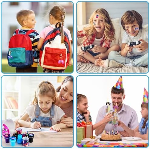 LiYiQ 292 Pcs Video Game Party Favors Set