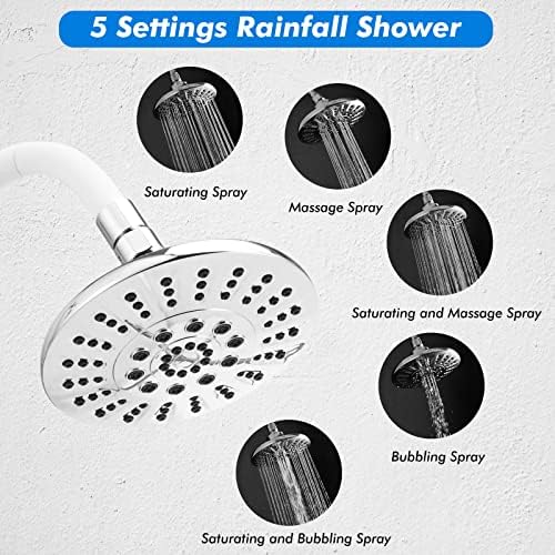 Giantex Handheld and Rainfall Shower Head Combo