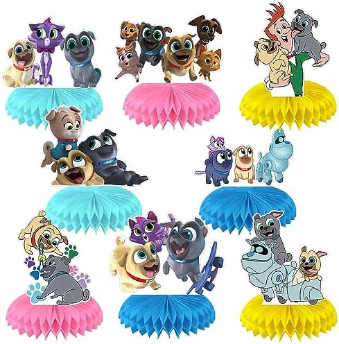 Puppy Dog Pals Honeycomb Centerpieces 8 Piece Set