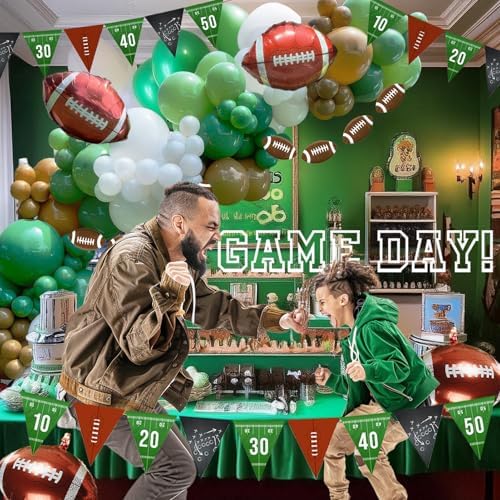 Football Party Decorations Kit 120PCS