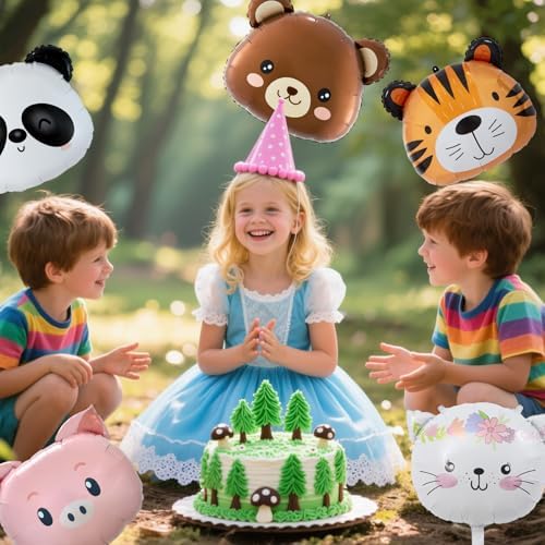 10pcs Farm Animal Balloons for Kids Party Decor