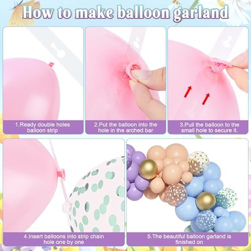 Amandir 164PCS Pastel Balloon Garland Kit
