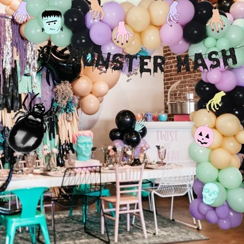 Halloween Monster Balloon Garland Kit
